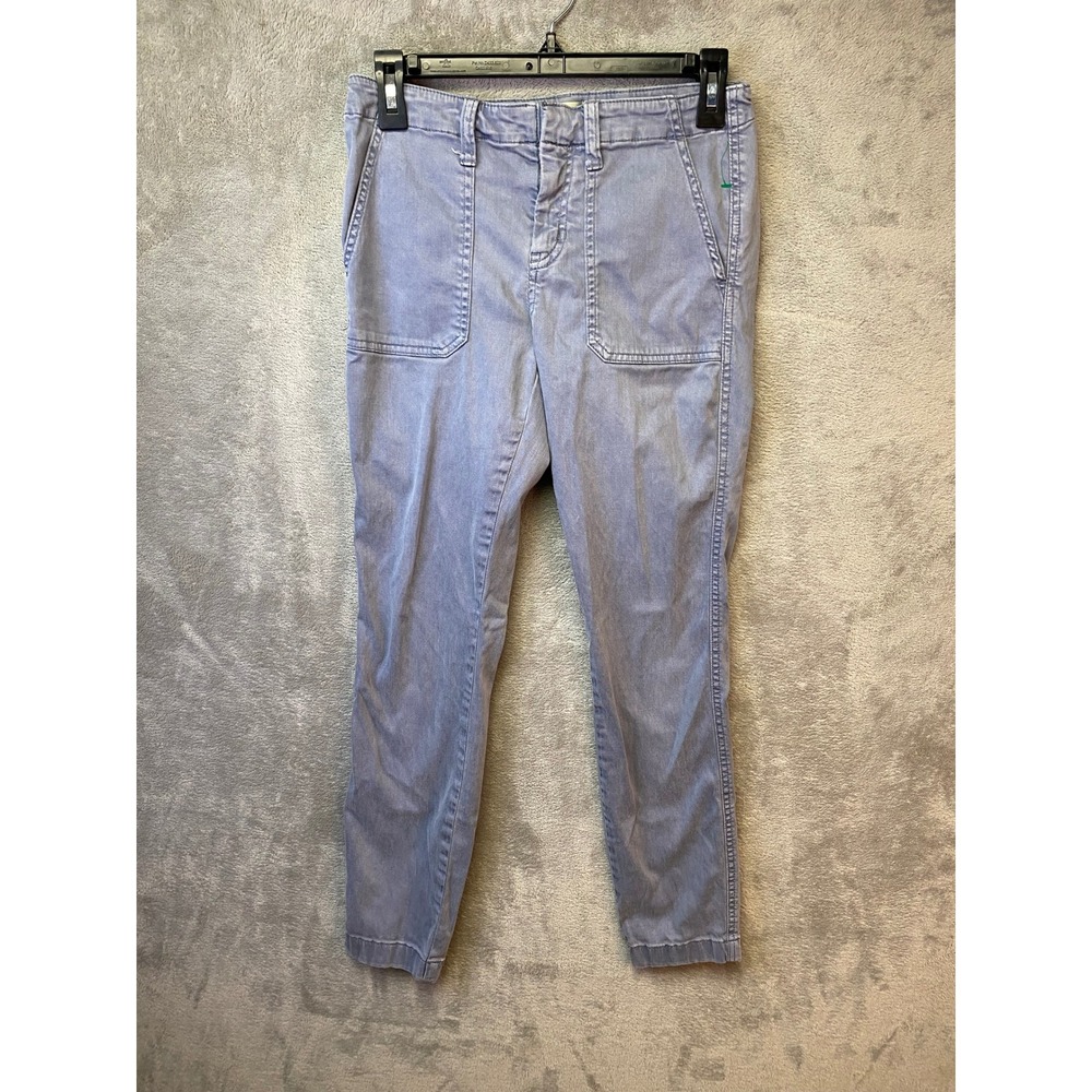 J.Crew Women Blue Lavender Utility Chino Patch Pocket Pants Size 25